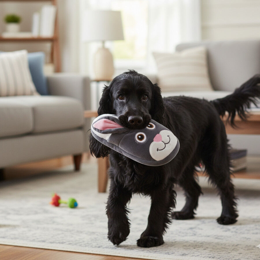 Tootoy! Pantufla Conejo de Peluche con Sonido  para perros, , large indicador imagen numero 1